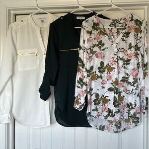 Calvin Klein & Brina & Em business blouses